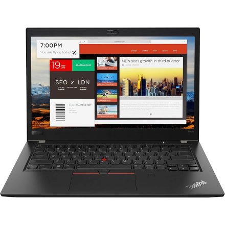 Lenovo ThinkPad T480s / i7-8650U / 24GB / 500 SSD / CAM / FHD Touch / US / Integrált / A / érintő képernyős használt laptop