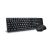 APEDRA Vezetékes billentyűzet + egér, KM-520, USB HUN Fekete